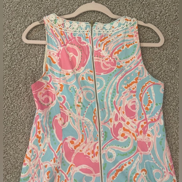 Lilly Pulitzer Jellies Be Jammin White Lace Gabby Shift Dress - Picture 7 of 10